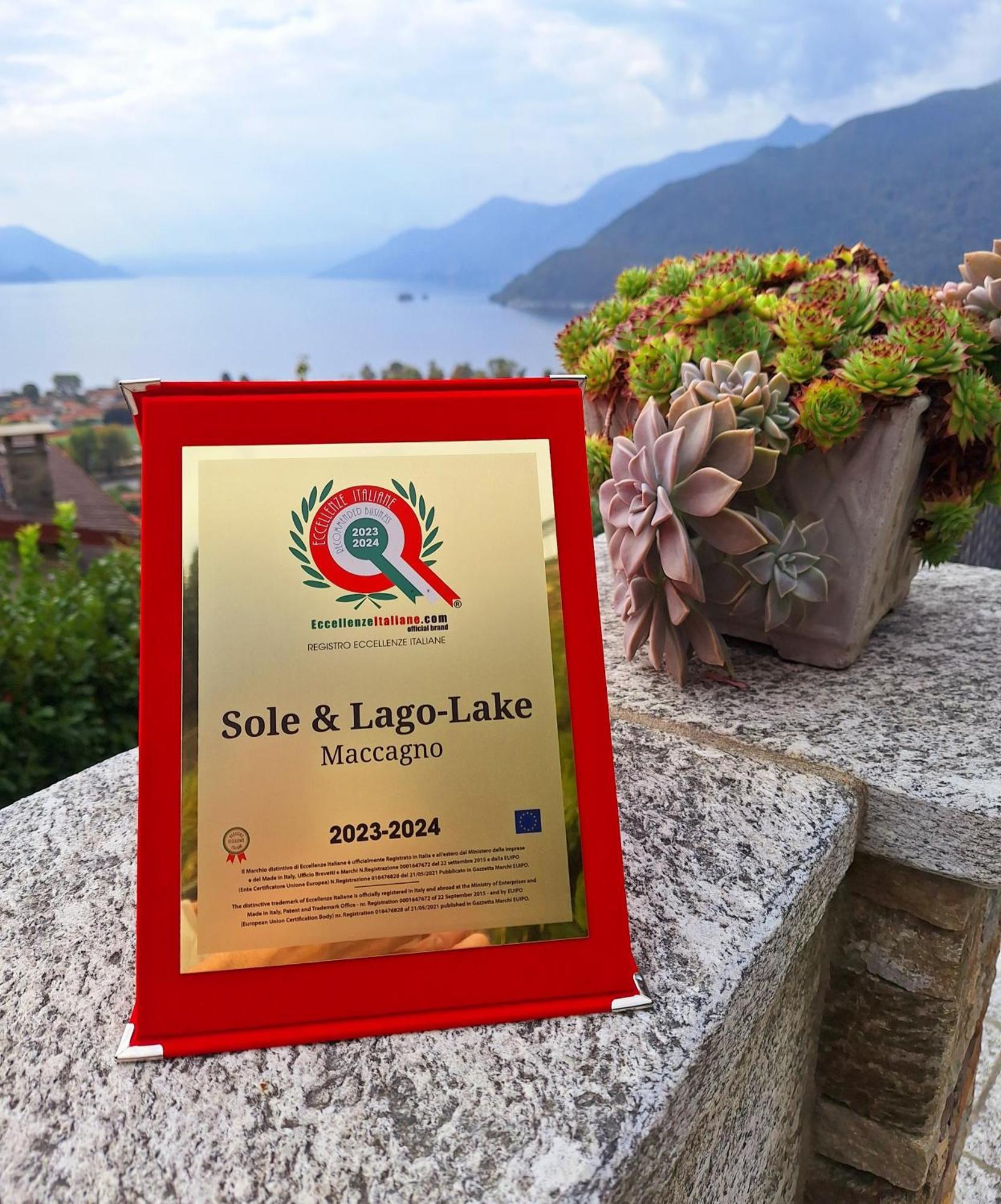 Sole & Lago-Lake Maccagno Exteriör bild